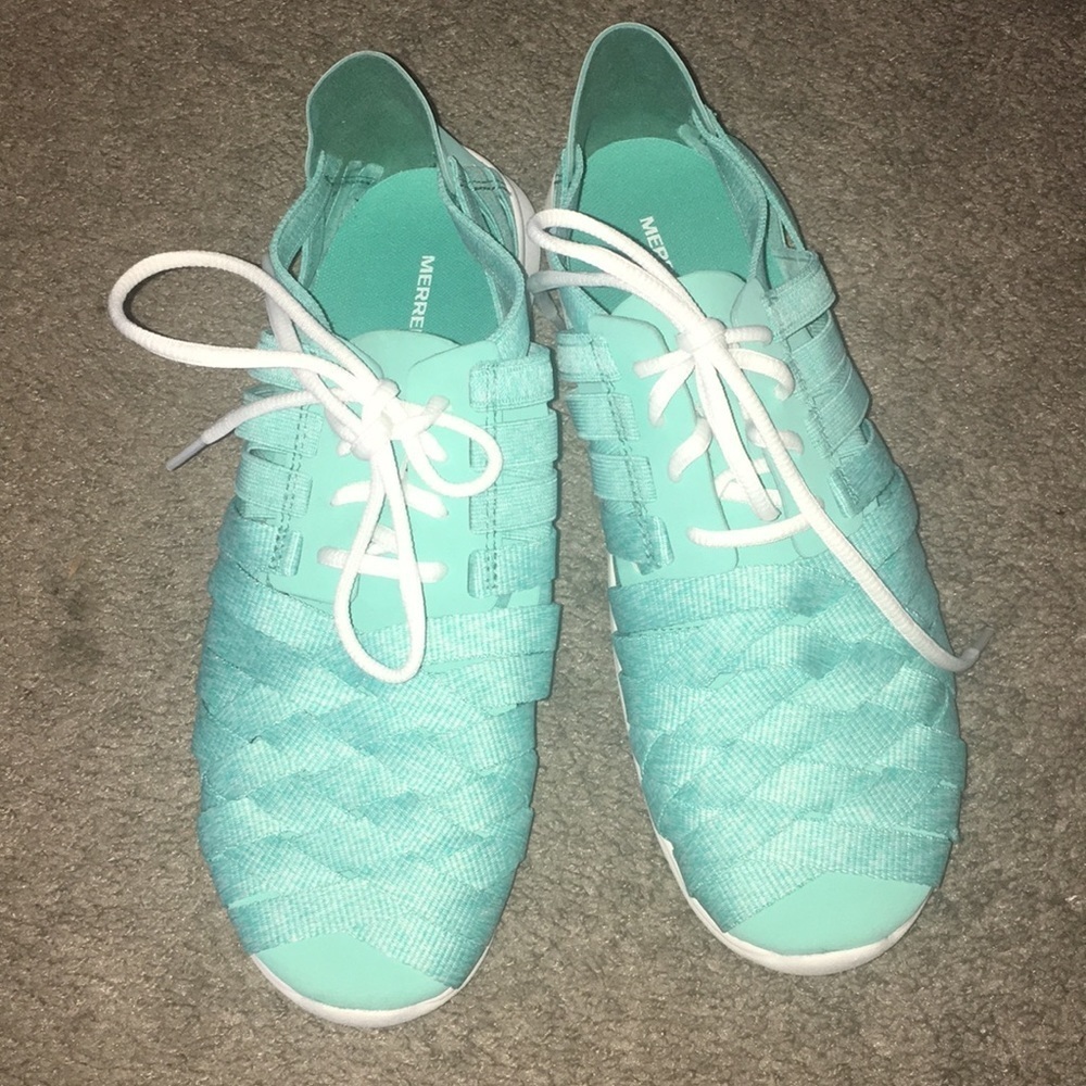 New Merrell Flora Kye Lace Weave Lace Up Sneaker